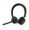 Lenovo 6550 Headset Wireless Head-band Office/Call center USB Type-C Bluetooth Black