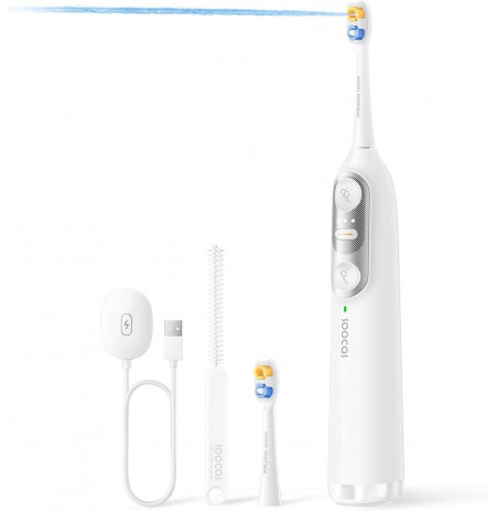 SOOCAS NEOS II 2-in-1 Elektrinis dantų šepetėlis su irigatorium Pearl White