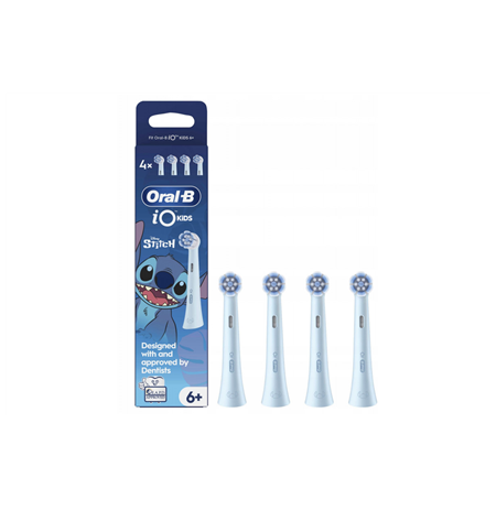 Oral-B Replacement brush heads | iO kids Refills Stitch | Heads | For kids | Number of brush heads included 4