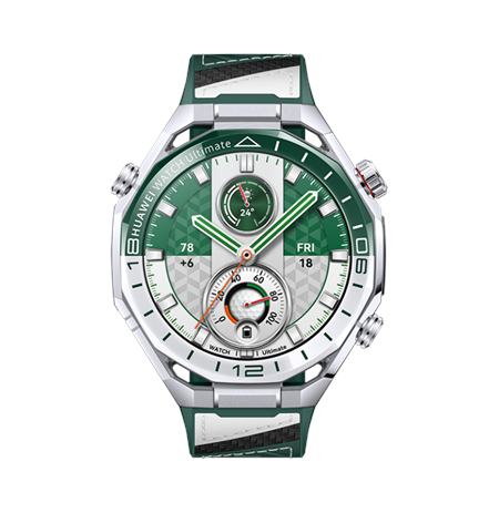 Huawei WATCH Ultimate 2 eSIM | Smart watch | AMOLED | 1.5 inch | Waterproof | Green and White