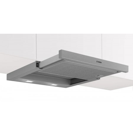 Bosch Serie 2 DFM064W55 cooker hood Semi built-in (pull out) Metallic, Silver 394 m³/h