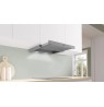 Bosch Serie 2 DFM064W55 cooker hood Semi built-in (pull out) Metallic, Silver 394 m³/h