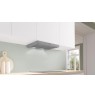 Bosch Serie 2 DFM064W55 cooker hood Semi built-in (pull out) Metallic, Silver 394 m³/h