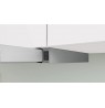 Bosch Serie 2 DFM064W55 cooker hood Semi built-in (pull out) Metallic, Silver 394 m³/h