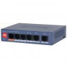 Dahua Technology CS4006-4ET2GT-60 network switch Managed L2 Gigabit Ethernet (10/100/1000) Power over Ethernet (PoE) Blue