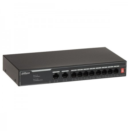 SWITCH POE SF1010LP 8-PORTOWY DAHUA