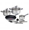 POT AND COOKING UTENSIL SET 11 PCE