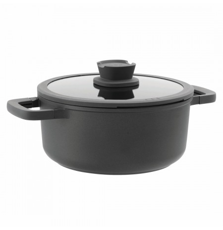 STOCKPOT STONE+ WITH LID 24X14CM 5.6L