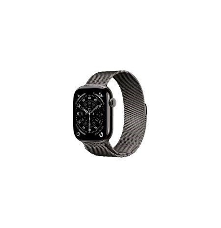 Apple Watch Series 11Â GPS + Cellular 46mmÂ Slate Titanium Case with Slate Milanese Loop - M/L