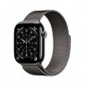 Apple Watch Series 11Â GPS + Cellular 46mmÂ Slate Titanium Case with Slate Milanese Loop - M/L