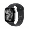 Apple Watch Series 11Â GPS + Cellular 46mm Space Grey Aluminium Case with Black Sport Band - S/M