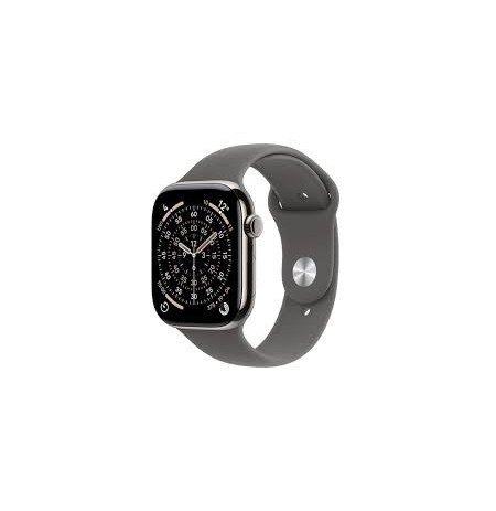 Apple Watch Series 11Â GPS + Cellular 46mmÂ Natural Titanium Case with Natural Milanese Loop - M/L
