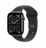 Apple Watch Series 11 GPS + Cellular 42mm Natural Titanium Case with Stone Grey Sport Band - S/M