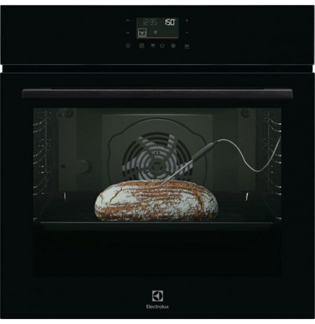 Juodos spalvos orkaitė su pirolize ir garų funkcija Electrolux LOD7P87Z