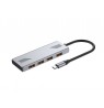 Gembird UHB-CM-U310-A4-01, 4-port USB-A 3.2 (Gen 2) Type-C hub