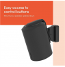 Vogels Wall mount | Speaker Wall Mount for Sonos Era 100 | Tilt, rotate | Maximum weight (capacity) 7 kg | Black
