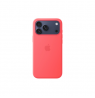 Apple iPhone 17 Pro Max Silicone Case with MagSafe – Bright Guava | Apple