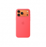 Apple iPhone 17 Pro Max Silicone Case with MagSafe – Bright Guava | Apple