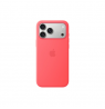 Apple iPhone 17 Pro Max Silicone Case with MagSafe – Bright Guava | Apple