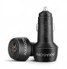 AXAGON Car charger 48W, USB-A + USB-C, PD3.0/PPS/QC4+/SFC | PWC-PQ48