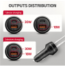 AXAGON PWC-PQ48 Car charger 48W, USB-A + USB-C, PD3.0/PPS/QC4+/SFC, Black