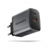 AXAGON Wall charger 67W, 2x port (USB-A + USB-C) PD3.0/PPS/QC4+/SFC 2.0/Apple | ACU-PQ67