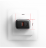 AXAGON ACU-PQ67 GaN Wall charger 67W, 2x port (USB-A + USB-C) PD3.0/PPS/QC4+/SFC 2.0/Apple, Black