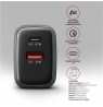 AXAGON ACU-PQ67 GaN Wall charger 67W, 2x port (USB-A + USB-C) PD3.0/PPS/QC4+/SFC 2.0/Apple, Black