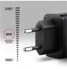 AXAGON ACU-PQ67D GaN Wall charger 67W, USB-A + USB-C, PD3.0/PPS/QC4+/SF, Black
