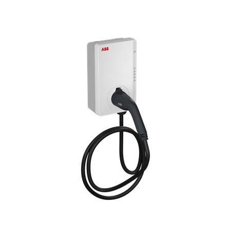 Charging station ABB Terra AC W22-G5-R-C-V2-0 wallbox Typ 2, 22kW,  5m,3 phase/32A, Bluetooth, Wi-Fi, Ethernet, RFID, modem