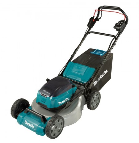 Makita DLM465PT4 lawn mower Push lawn mower Battery Black, Blue, Metallic