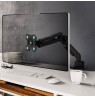 ONKRON G90-B Swivel and tilt desk mount for 13‘-34’ monitors, max. 10 kg, with rotation, black