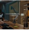 ONKRON G90-B Swivel and tilt desk mount for 13‘-34’ monitors, max. 10 kg, with rotation, black