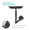 ONKRON G90-B Swivel and tilt desk mount for 13‘-34’ monitors, max. 10 kg, with rotation, black