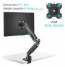 ONKRON G90-B Swivel and tilt desk mount for 13‘-34’ monitors, max. 10 kg, with rotation, black