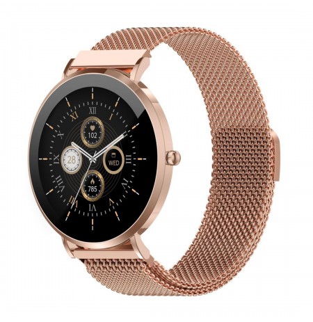 Denver SWC-394RG 3.35 cm (1.32") AMOLED 43 mm Analog 466 x 466 pixels Rose gold