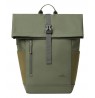 Rivacase Eden backpack Travel backpack Olive PU leather, Polyester, Recycled polyethylene terephthalate (rPET)
