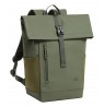 Rivacase Eden backpack Travel backpack Olive PU leather, Polyester, Recycled polyethylene terephthalate (rPET)