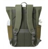 Rivacase Eden backpack Travel backpack Olive PU leather, Polyester, Recycled polyethylene terephthalate (rPET)
