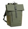 Rivacase Eden backpack Travel backpack Olive PU leather, Polyester, Recycled polyethylene terephthalate (rPET)