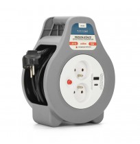 Montis Prsusuiamas ilgiklis su USB 10m MT188 2 AC outlet(s)