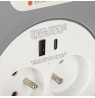 Montis Prsusuiamas ilgiklis su USB 10m MT188 2 AC outlet(s)