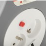 Montis Prsusuiamas ilgiklis su USB 10m MT188 2 AC outlet(s)