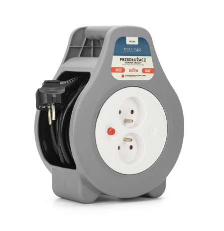 Montis susukamas ilgiklis 10m MT189 2 AC outlet(s)