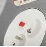 Montis susukamas ilgiklis 10m MT189 2 AC outlet(s)