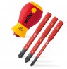 Screwdriver set with bit holder softfinish electri