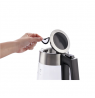 Gorenje K17OGS | Kettle | Electric | 1.7 L | 2200 W | 360° rotational base | Stainless steel/Glass | Stainless steel