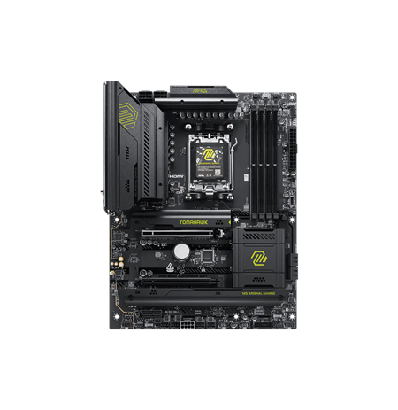 MSI MAG B850 TOMAHAWK WIFI | Processor family AMD | Processor socket AM5 | DDR5 | Supported hard disk drive interfaces SATA, M.2