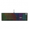 MSI FORGE GK320 RED US | Gaming keyboard | Wired | US | Mechanical RED Switches