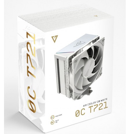 MODECOM Volcano 0C T721 Processor Air cooler 12 cm White